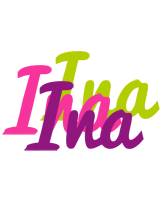 Ina flowers logo