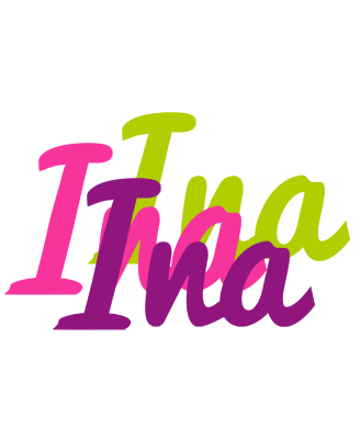 Ina flowers logo