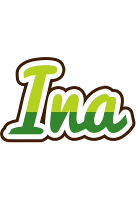 Ina golfing logo