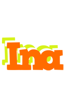 Ina healthy logo