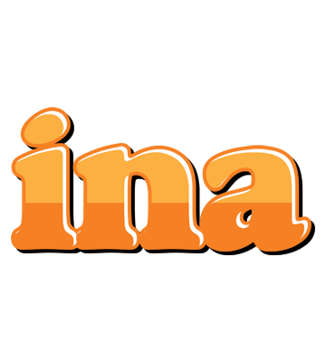 Ina orange logo