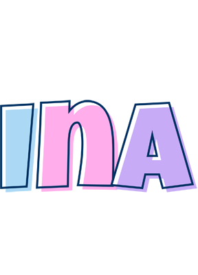 Ina pastel logo