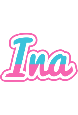 Ina woman logo