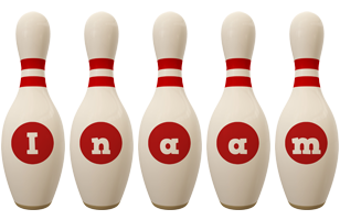 Inaam bowling-pin logo