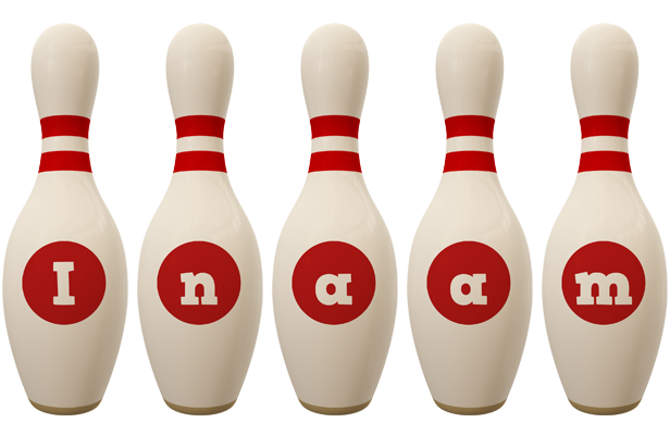 Inaam bowling-pin logo