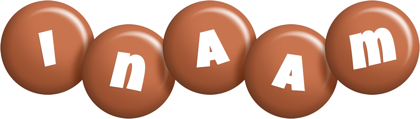 Inaam candy-brown logo