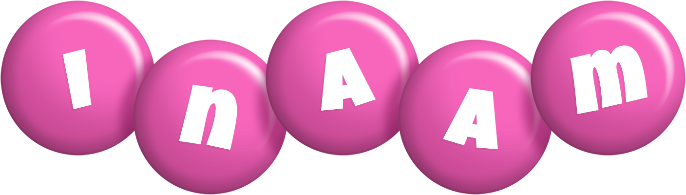 Inaam candy-pink logo