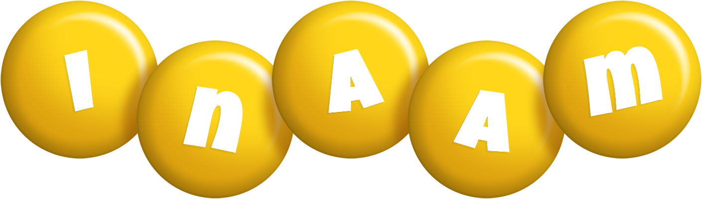 Inaam candy-yellow logo