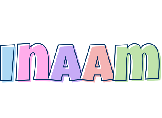 Inaam pastel logo