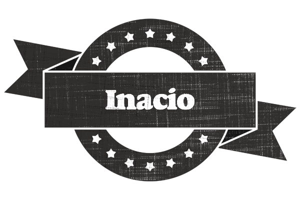 Inacio grunge logo