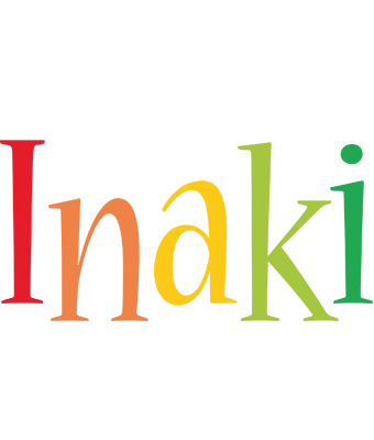 Inaki birthday logo
