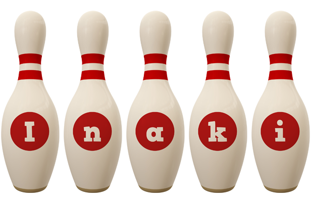 Inaki bowling-pin logo