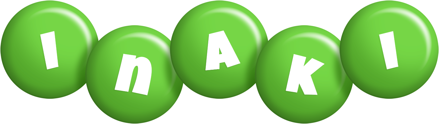 Inaki candy-green logo