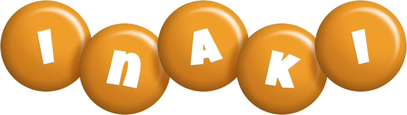 Inaki candy-orange logo