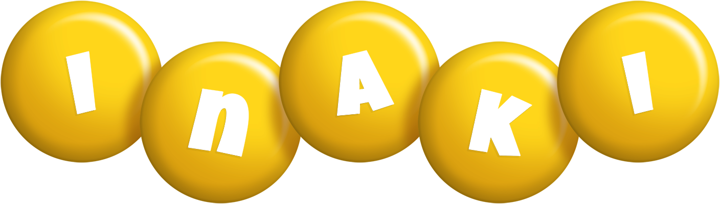 Inaki candy-yellow logo