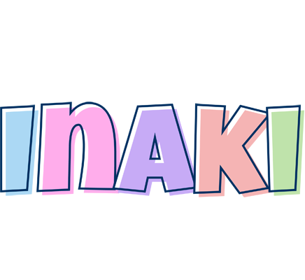 Inaki pastel logo