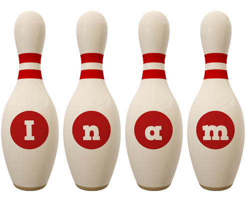 Inam bowling-pin logo