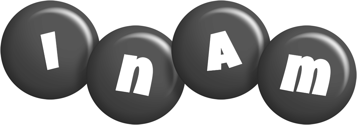 Inam candy-black logo