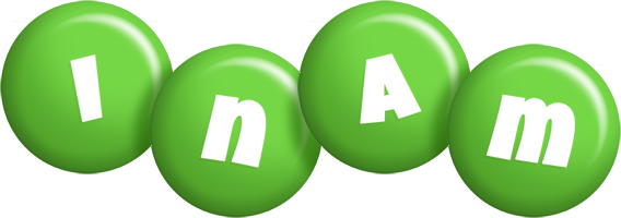 Inam candy-green logo