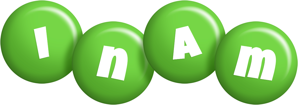 Inam candy-green logo