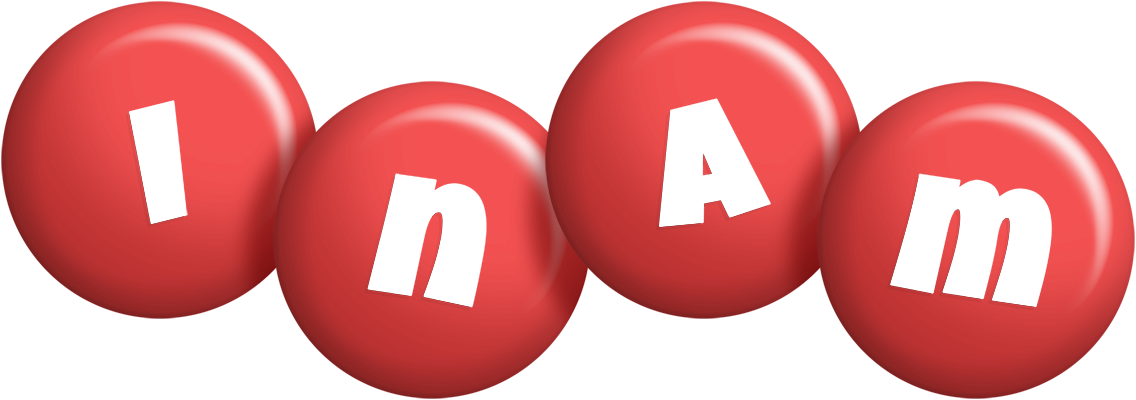 Inam candy-red logo