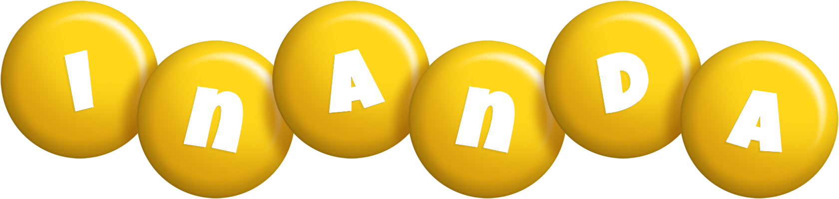 Inanda candy-yellow logo