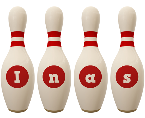 Inas bowling-pin logo