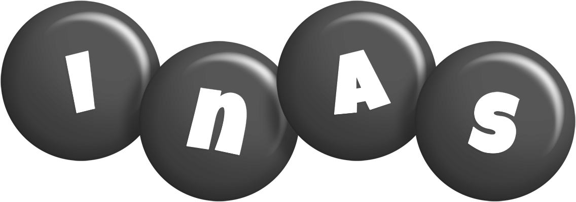 Inas candy-black logo