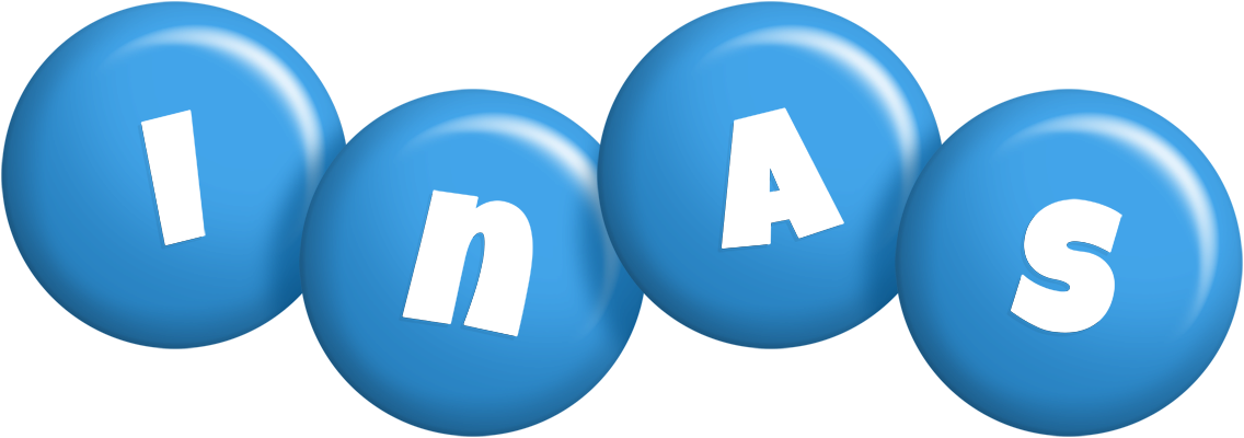 Inas candy-blue logo