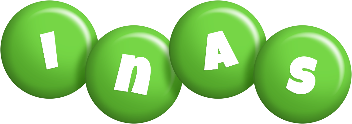 Inas candy-green logo
