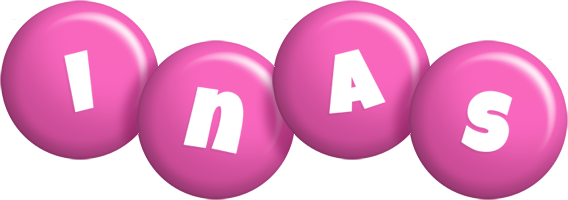 Inas candy-pink logo