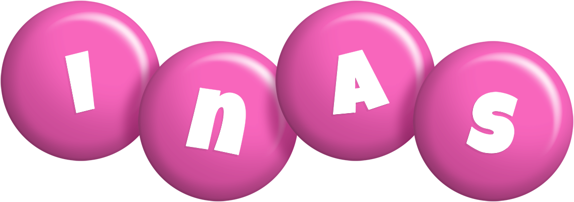 Inas candy-pink logo