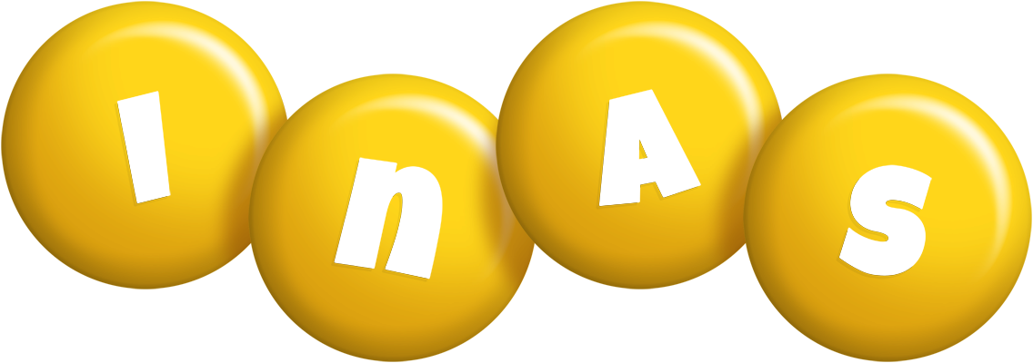 Inas candy-yellow logo