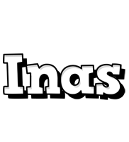 Inas snowing logo