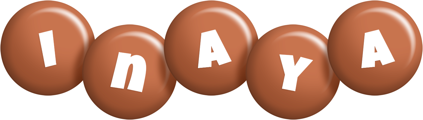Inaya candy-brown logo