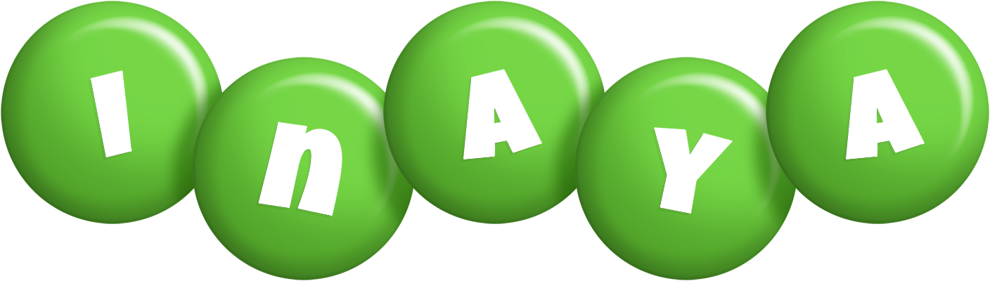 Inaya candy-green logo