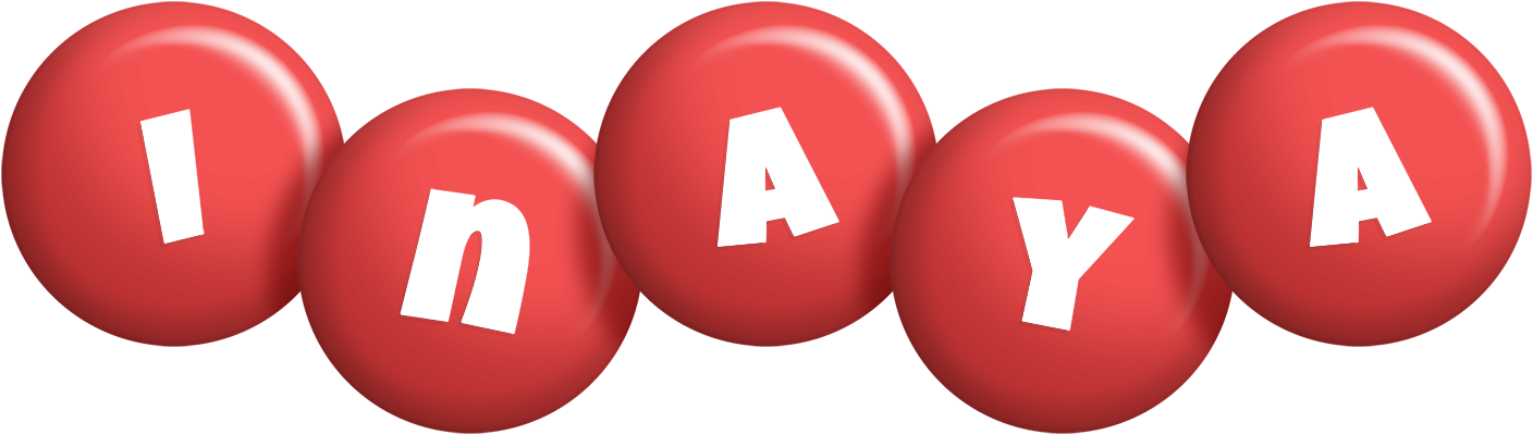 Inaya candy-red logo