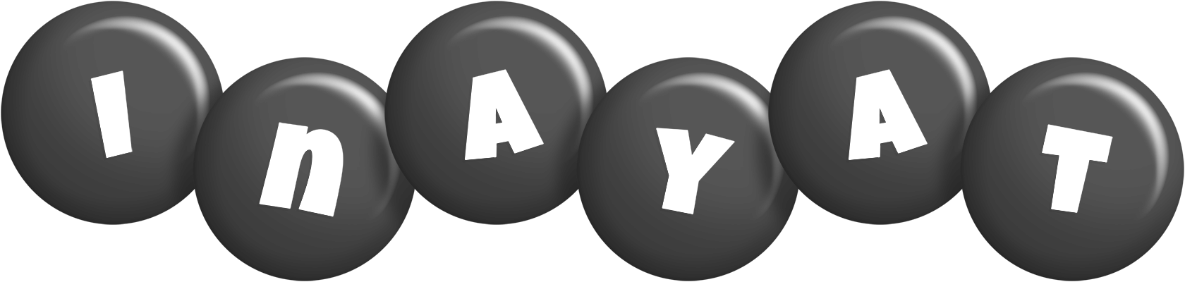 Inayat candy-black logo