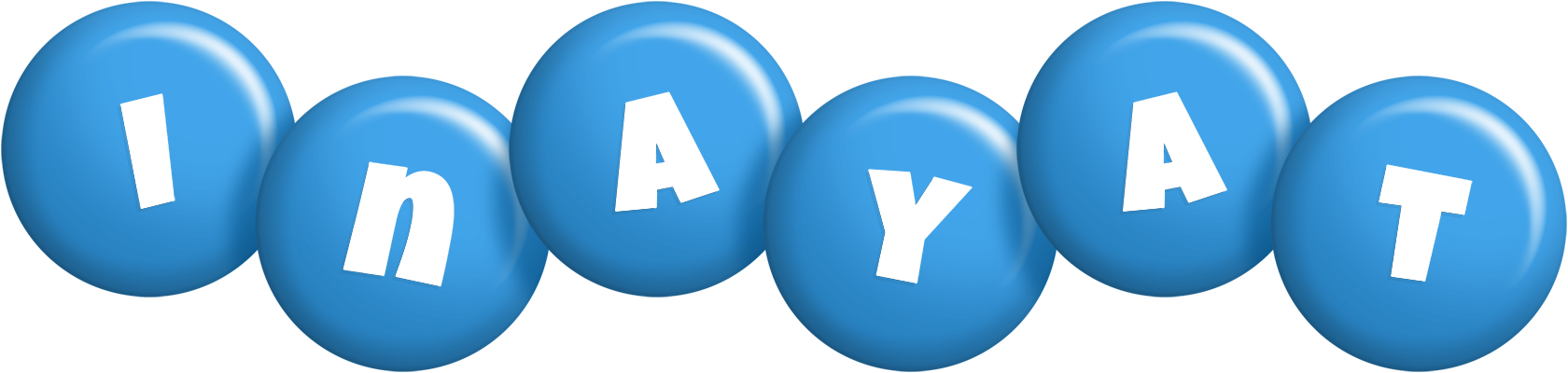 Inayat candy-blue logo