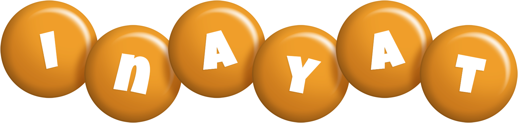 Inayat candy-orange logo
