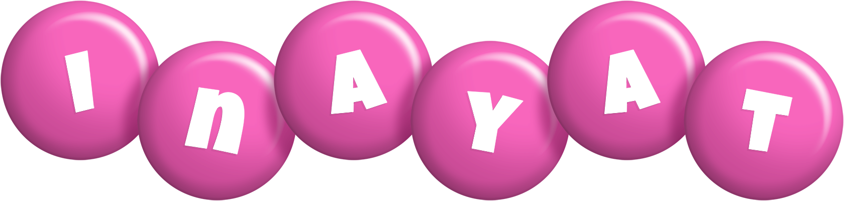 Inayat candy-pink logo
