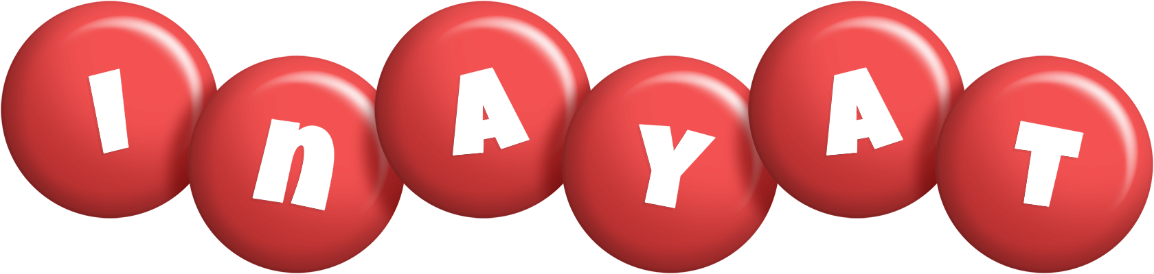 Inayat candy-red logo