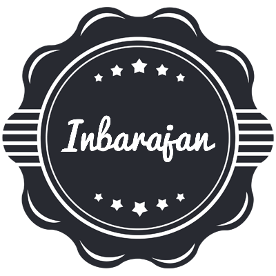 Inbarajan badge logo