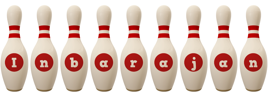 Inbarajan bowling-pin logo
