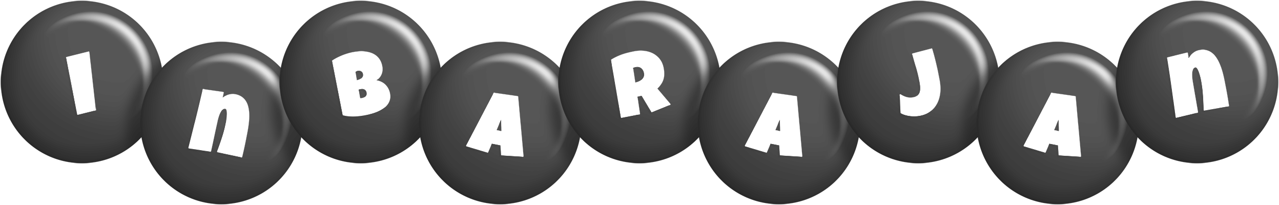 Inbarajan candy-black logo