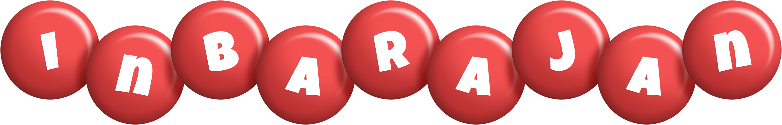 Inbarajan candy-red logo