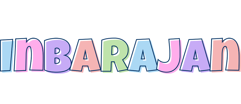 Inbarajan pastel logo