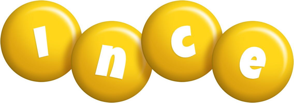 Ince candy-yellow logo