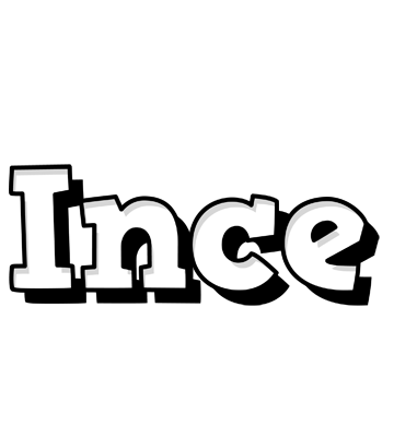 Ince snowing logo