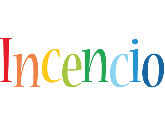 Incencio birthday logo